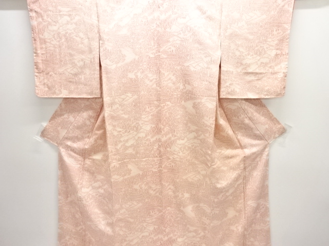 JAPANESE KIMONO / TSUMUGI / DISTANT MOUNTAINS